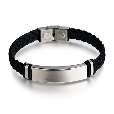 Leather Braided Bracelet