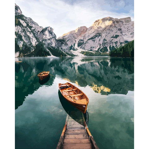 Peaceful Landscape Poster Painting