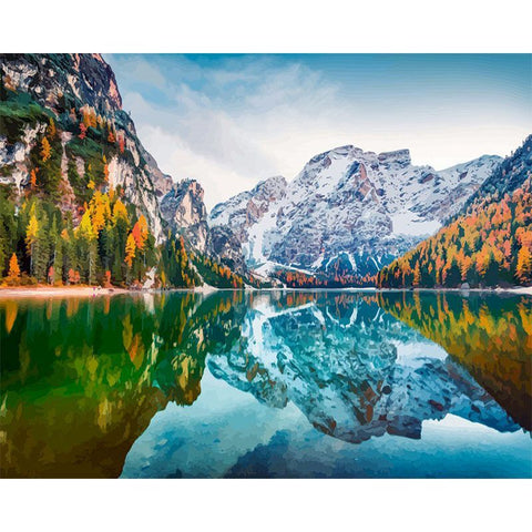 Peaceful Landscape Poster Painting
