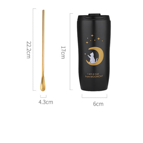 Moon Cat Travel Coffee Mug
