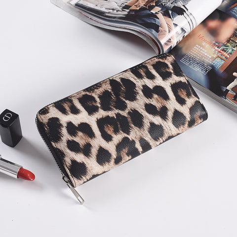 Glossy PU Leather Purse for Women
