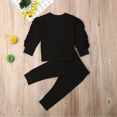 Ruffle Top and Pants Set