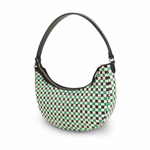 Genuine Leather Handmade Woven Shoulder Bag for Women