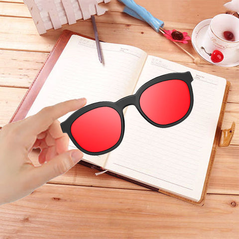 Rounded Square Tinted Glasses for Sleep