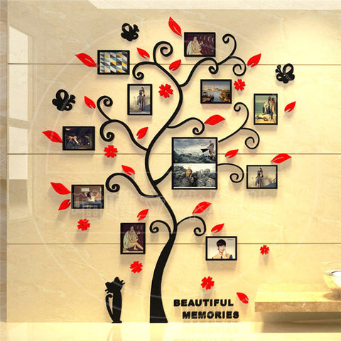 Family Tree Photo Frame Wall Sticker