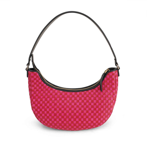Genuine Leather Handmade Woven Shoulder Bag for Women