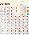 12Pages Coloring Books Portable Watercolor Painting Book Graffiti Picture Books Painting Drawing Toys for Children Gift