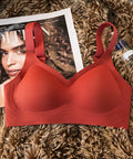 Seamless Bra Women Comfort Padded Bras Wireless Glossy Underwear Sexy Bralette Support Sexy Lingerie Female Intimates