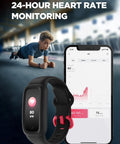 Vigor 2 Kids Fitness Tracker Watch for Girls Boys Ages 5-12, IP68 Waterproof, Activity Tracker, Pedometer, Heart Rate Sleep Monitor, Calorie Step Counter Watch