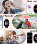 Multifunctional Smart Watch, Fashionable Digital Watch with Heart Rate Monitoring and Sleep Tracking, Sports Watch with Multiple Sports Modes for Women & Men, Wearable, Wireless