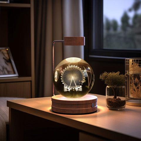 3D Crystal Ball Night Light