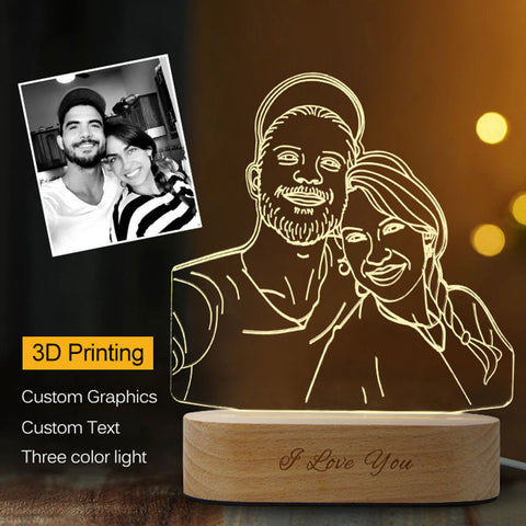 Custom Photo 3D Stereo Light