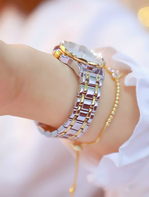 Luxury Ladies’ Quartz Diamond Watch