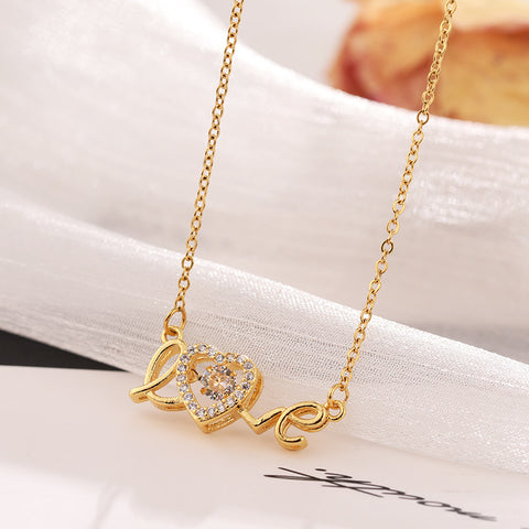 'Love' Pendant Necklace