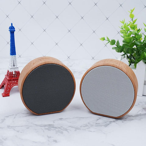 Mini Wooden Wireless Bluetooth Speaker