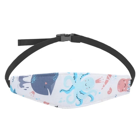 Baby Carseat Head Support Adjustable Infant Stroller Neck Relief Strap Pillow Fastening Belt Headrest Toddler Sleep Positioner