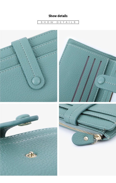 Ladies PU Leather Mini Wallet