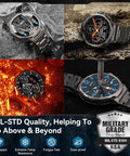 Multifunctional Smart Watch, 1 Count Fashionable Digital Watch with Multi-Sport Modes and Time Display, Sports Watch Compatible with Android & Ios