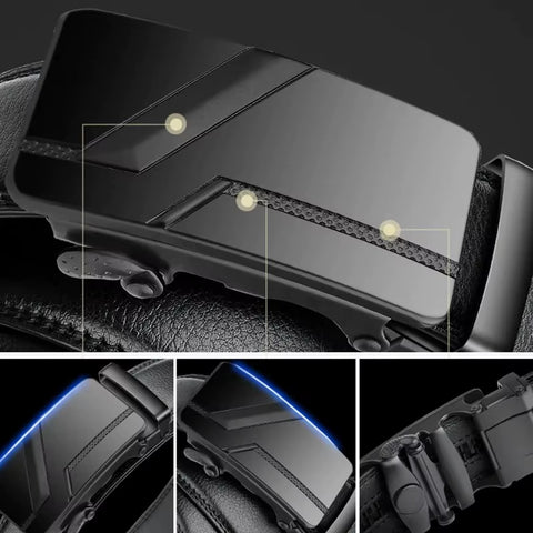 Fashion Business Men'S Belts, Authentic Luxury Brand Belts, Metal Buckles, High-Quality Soft Belts