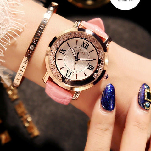 Women’s Korean Fashion Rhinestone Quartz Watch