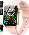 [Mother'S Day] Ntaanoo 1.85" Fashion Touch Screen Smart Watch, Digital Smart Watches with Call Function 100+ Sports Modes Dly Watch Dials Messages Reminder Multifunctional Smartwatch for Men Women