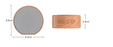 Mini Wooden Wireless Bluetooth Speaker