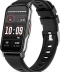Health Fitness Tracker, Smart Watch with 24/7 Heart Rate Blood Pressure Sleep Monitor,126 Sports Modes,Ip68 Waterproof Step Calorie Counter Pedometer Activity Trackers for Android&Iphone Women Black