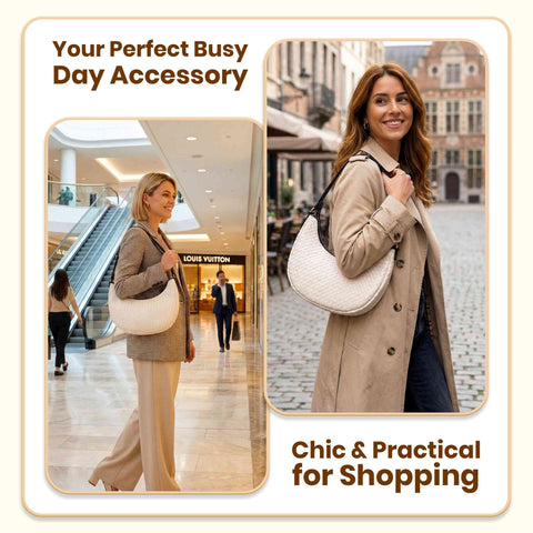 Apple Green Woven Leather Handbag for Women with Elegant Zip Closure