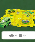 Flexible Railway Track Rail Car Puzzel Toy DIY Assemble Jigsaw Parent-Child Interaction Toy Electric Track Car Puzzle Toys Gifts