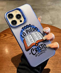 Bible Verse Aesthetic Christian Pattern Magnetic Phone Case for Iphone 15 16 14 Pro Max 13 12 11 XR XS plus Shockproof Non Slip Military-Grade Protection Slim Cover Cellphone Protective Casing