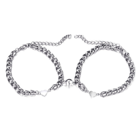 Magnet Suction Couple's Bracelet