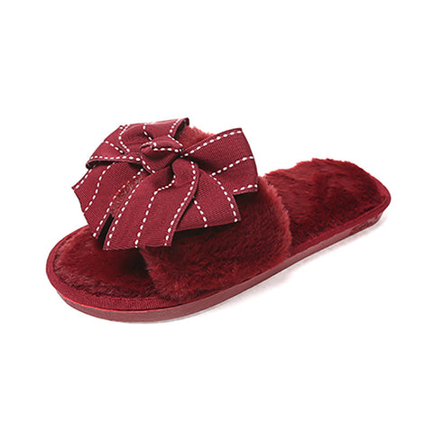 Cute Bow Tie Slippers