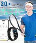 Health Fitness Tracker, Smart Watch with 24/7 Heart Rate Blood Pressure Sleep Monitor,126 Sports Modes,Ip68 Waterproof Step Calorie Counter Pedometer Activity Trackers for Android&Iphone Women Black