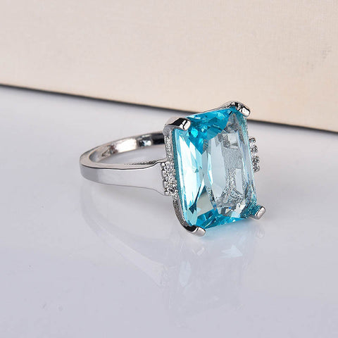 Kuololit Paraiba Gemstone Ring