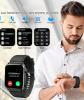 [Mother'S Day] Ntaanoo 1.85" Fashion Touch Screen Smart Watch, Digital Smart Watches with Call Function 100+ Sports Modes Dly Watch Dials Messages Reminder Multifunctional Smartwatch for Men Women
