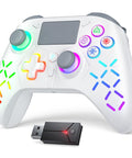 Wireless Controller for PS5 with LED RGB Light, Compatible with Playstation 5 /Playstation 4 /Playstation 3 /Switch/ PC