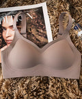 Seamless Bra Women Comfort Padded Bras Wireless Glossy Underwear Sexy Bralette Support Sexy Lingerie Female Intimates