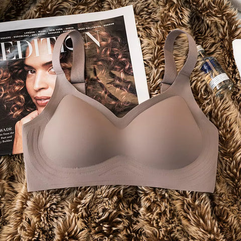 Seamless Bra Women Comfort Padded Bras Wireless Glossy Underwear Sexy Bralette Support Sexy Lingerie Female Intimates