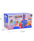 Automatic Laying Domino Train Electric Car Brick Blocks Kit Creative Game Intelligence Educational DIY Toy Kid Birthday Boy Gift