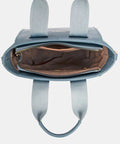 David Jones Small Handbag with Embossed Pattern Handles
