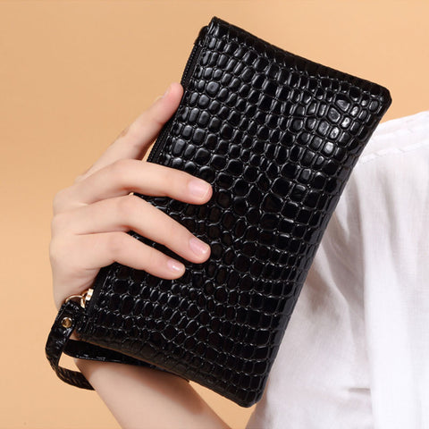 Luxury Crocodile Pattern Women's Wallet