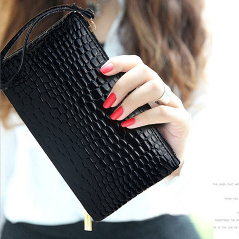 Luxury Crocodile Pattern Women's Wallet