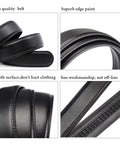 Fashion Business Men'S Belts, Authentic Luxury Brand Belts, Metal Buckles, High-Quality Soft Belts