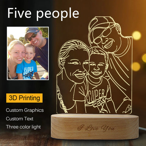 Custom Photo 3D Stereo Light