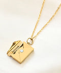 Love Letter Envelope Pendant Necklace Romantic Stainless Steel Jewelry Confession Love You for Valentine Day Gifts Wholesale