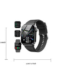 [Mother'S Day] Ntaanoo 1.85" Fashion Touch Screen Smart Watch, Digital Smart Watches with Call Function 100+ Sports Modes Dly Watch Dials Messages Reminder Multifunctional Smartwatch for Men Women
