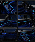 USB Powered Car Interior LED Light for Summer, Car Accessories, Car Electronics, Multiple Color Modes 5M Fiber Ambient Light, Car Interior Decorative Light, Magic Light Tape