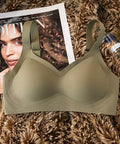 Seamless Bra Women Comfort Padded Bras Wireless Glossy Underwear Sexy Bralette Support Sexy Lingerie Female Intimates
