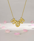 Kissyan Mama Necklace for Women, 14K Gold Plated Bubble Mom Pendant Necklace for New Mum Wife, Fashion Jewelry Gift for Mother'S Day