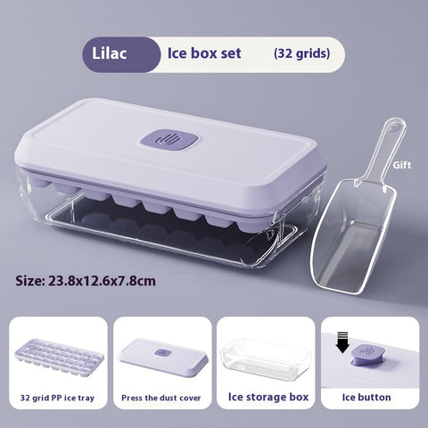 Ice Cube Tray With Storage Box